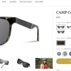 Shwood | Accessories | Shwood Eyewear Camp Cove Sunglasses  display picture 1